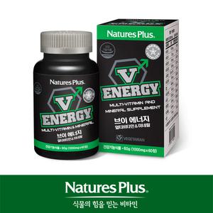 [네이처스플러스] 브이 에너지 멀티비타민&미네랄 (60정) 청소년비타민/수험생비타민/활력비타민