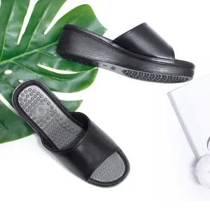 그레미 트임중굽 여성 사무실 슬리퍼 지압 통굽 실내화 간호사화 중굽 키높이