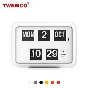 [TWEMCO] QD-35 트웸코 플립시계 캘린더 벽시계 탁상겸용