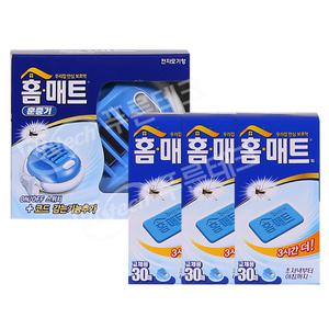 홈매트 코드룰러 훈증기+리필90매(30매x3개)