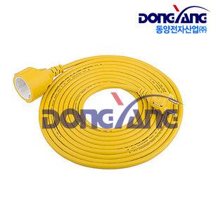 국산 전기연장선 전선릴 리드선 접지 릴선 전원코드 캠핑 멀티탭 1구 10m 연장코드