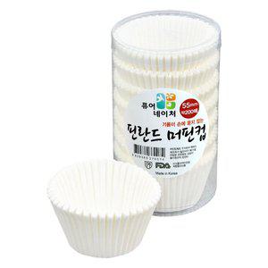 [이룸팩]흰색 핀란드 머핀컵(대) 200매/베이킹컵/유산지컵