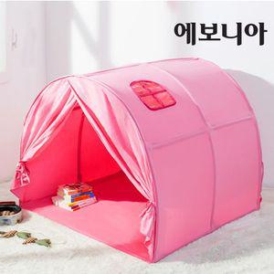 동굴텐트[벙커,이층침대,베드,놀이텐트/그린핑크블루] 유아 키즈 아이 볼풀 하우스