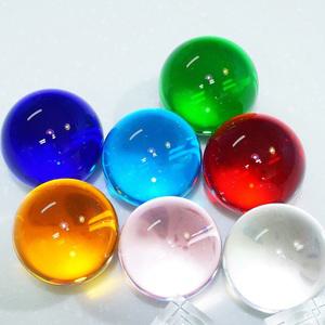 칼라 크리스탈 유리 볼 구슬 사진 촬영 장식 소품