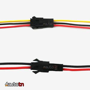 오토바이 자동차 하네스 커넥터 DIY LED 전선 2P 3P 암놈 숫놈 1쌍