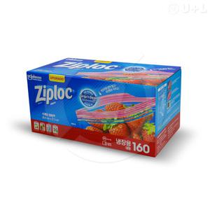 지퍼락(집락) 스마트 지퍼백 냉장용 대형 26.8x27.3(cm) 160매 코스트코