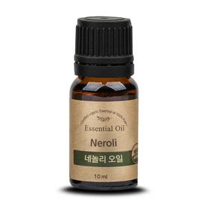 퓨어스 유기농 네롤리 에센셜 오일 10ml / USD 아로마 베이스 페이스 릴렉싱 오일