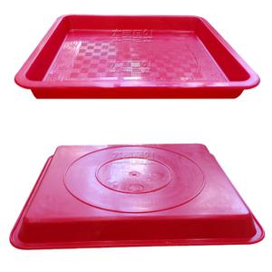 구형 붉은색 신발쟁반 x 1개/신발 받침/사물함 받침대/신발장 오봉/옷장/쟁반/수납장/선반/락커/업소용/골프장/사우나/목욕탕/