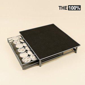 네스프레소 호환용 버츄오 캡슐 보관함 논슬립 서랍형 36구 그레이 홀더 거치대 디스펜서