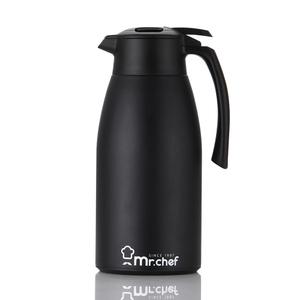 미스터셰프 고성능 진공 보온병 보냉병 대용량 물병 물통 2L MR-CA2000블랙