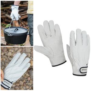 캠핑 그릴 장갑 고온 저항 가죽 모닥불 토치 삼겹살