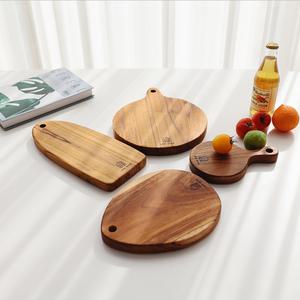 [리베바움] 티크 플레이팅도마 친환경 수제 프리미엄 최고급 원목 캄포 우드 선물용 가정용