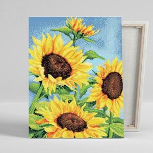 [아트박스]/아이러브페인팅 DIY캔버스형 보석십자수 40x50cm 황금빛 해바라기