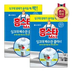 홈스타 맥스 싱크대배수관 클리너1입 x 2개