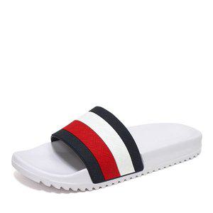 [타미힐피거](250/290/300mm)타미힐피거 랠리 슬라이드 슬리퍼 남자 RALLEY-WHT