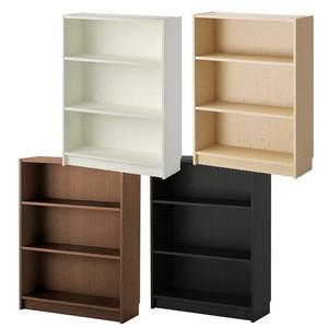 이케아 BILLY 빌리 3단 와이드 책장 80x107 화이트 책꽂이 선반 서재 수납장 서랍장 인테리어