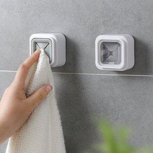 [기타][POIPOI] 4세트구성 수건 꽂이 행주 꽂이 무타공 쏙쏙 부착식 타올걸이 행주걸이 홀더 욕실 주방 ...