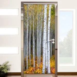 아트박스/꾸밈 tl456-자작나무숲사이_현관문시트지