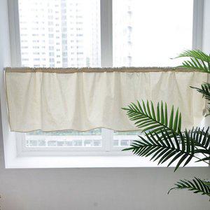 [라이프스토리]내추럴 광목 바란스 40x150cm 주방 선반 가림막 커튼