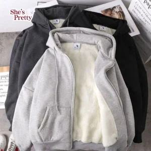 [하프클럽/]카인기모후드집업