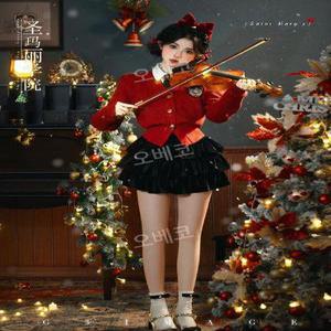 크리스마스 산타옷 코스프레 코스튬 졸사컨셉 복장  루돌프 졸업사진 의상 파티 원피스
