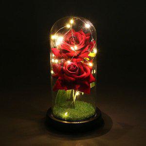 레드로사 유리돔 장미 무드등 무선 꽃조명 조화무드등