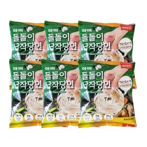 화미 돌돌이 납작당면 60g 6개