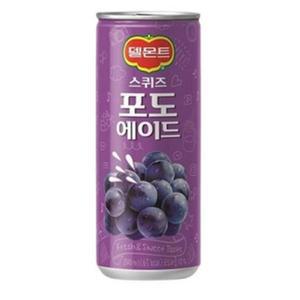 델몬트 스퀴즈 포도에이드 240ml 30캔