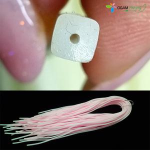 초장축광 사각 실리콘 튜브 1m(2개입) 야광 형광 갈치 자작채비