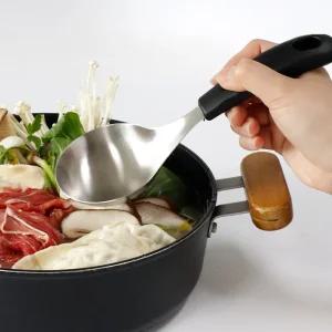 스텐팩토리 루나 미니 국자 서빙 국물 요리 스푼 대형 수저 먹방 숟가락