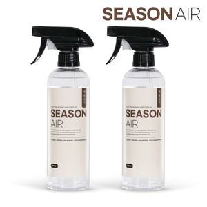계절공기 무향  탈취제 500ml+500ml 화장실 음식물 실내 신발 차량 에어컨 섬유 담배 냄새제거