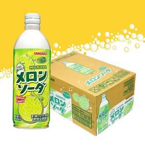 산가리아 일본 멜론소다 음료 500ml  x 24개입 (1박스)