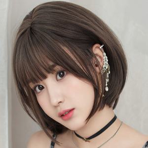 키라비 가발 여성 통가발 단발 머리 숏컷 31cm DTF-124