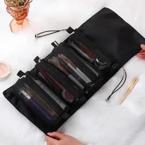 맥킨더 여행용 파우치 세트 화장품 비상약 캐리어 블랙 S391