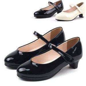 [아이잼슈즈]콩클 합창단 교복 초등 에나멜가보시 아동 여아굽구두