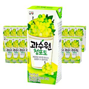 남양과수원 청포도 190ml 24팩 과일주스 음료수