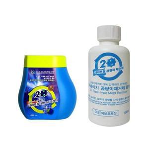 [마켓포유]투에이치 곰팡이 제거 테이프 제거제 원셋(용기+테이프+용액)벽지 베란다 창틀 화장실 욕실