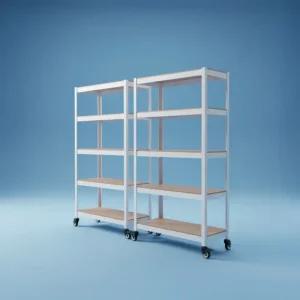 이동식바퀴선반 홈던트하우스 2/3/4/5단 양면합판 무볼트 조립식 철제선반 앵글 제작