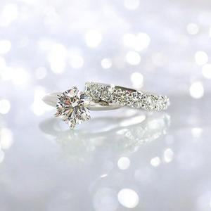 백금(플래티넘) 1캐럿 랩다이아 반지 1부 가드링 레이어드링