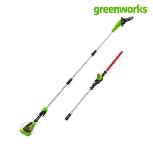 그린웍스 콤보 고지톱 고지전정기 (40V-베어툴) 헤드교체형