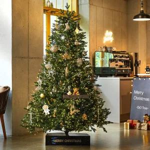 [디오트리]1.9m 크리스마스 트리 최고급 PE트리 장식 전구 테라스 풀세트 보관가방 증정
