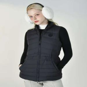 닥스 골프 여성 24FW [PREMIUM] 블랙 구스다운 베스트 DNJU4D711BK