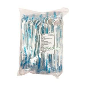 일회용 구강미러 1팩(100개입) 구강거울 치경 치과 검진 미러 덴탈미러