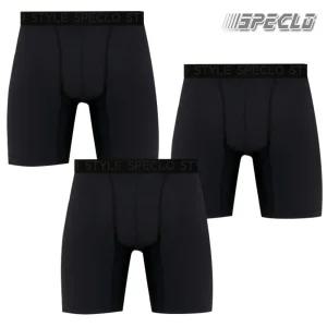 남성 기능성 에어로라이트 사각 스판 롱 드로즈 5부 빅사이즈 95-120 팬티 3매 329