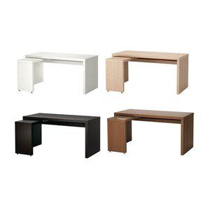 [마켓비]이케아 MALM 말름 패널인출식 책상 151x65cm/테이블/책장/컴퓨터책상