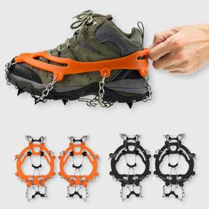 여성 남성 운동화 등산화 아이젠 8피크 눈길 빙판길 얼음 겨울 등산 산행 스파이크 스노우 체인 휴대용