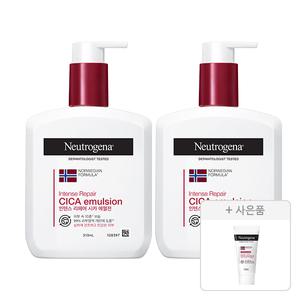 뉴트로지나 인텐스 리페어 시카 에멀젼 플로럴향 310ml, 2개+증정(인텐스 리페어 시카 에멀젼 15ml, 1개)