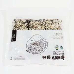 하오마을 전통 수제 찹쌀 김부각 100g 1개 (전통·들깨·흑미)