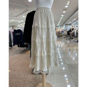 [갤러리아] 부루앤쥬디 벨벳레이스티어드스커트 BBRBSK103B