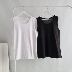 빅사이즈여성의류 K965L404 데일리면롱레이어드나시